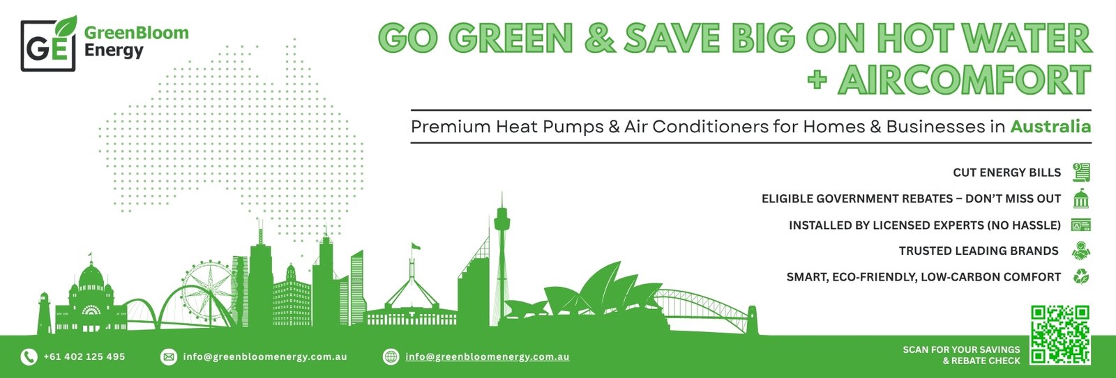 image is showing up to $200 off in EOFY offer on Every Heat Pump mobile